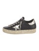 Golden Goose Leather Colorblock Pattern Sneakers