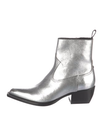 Golden Goose Leather Western Boots