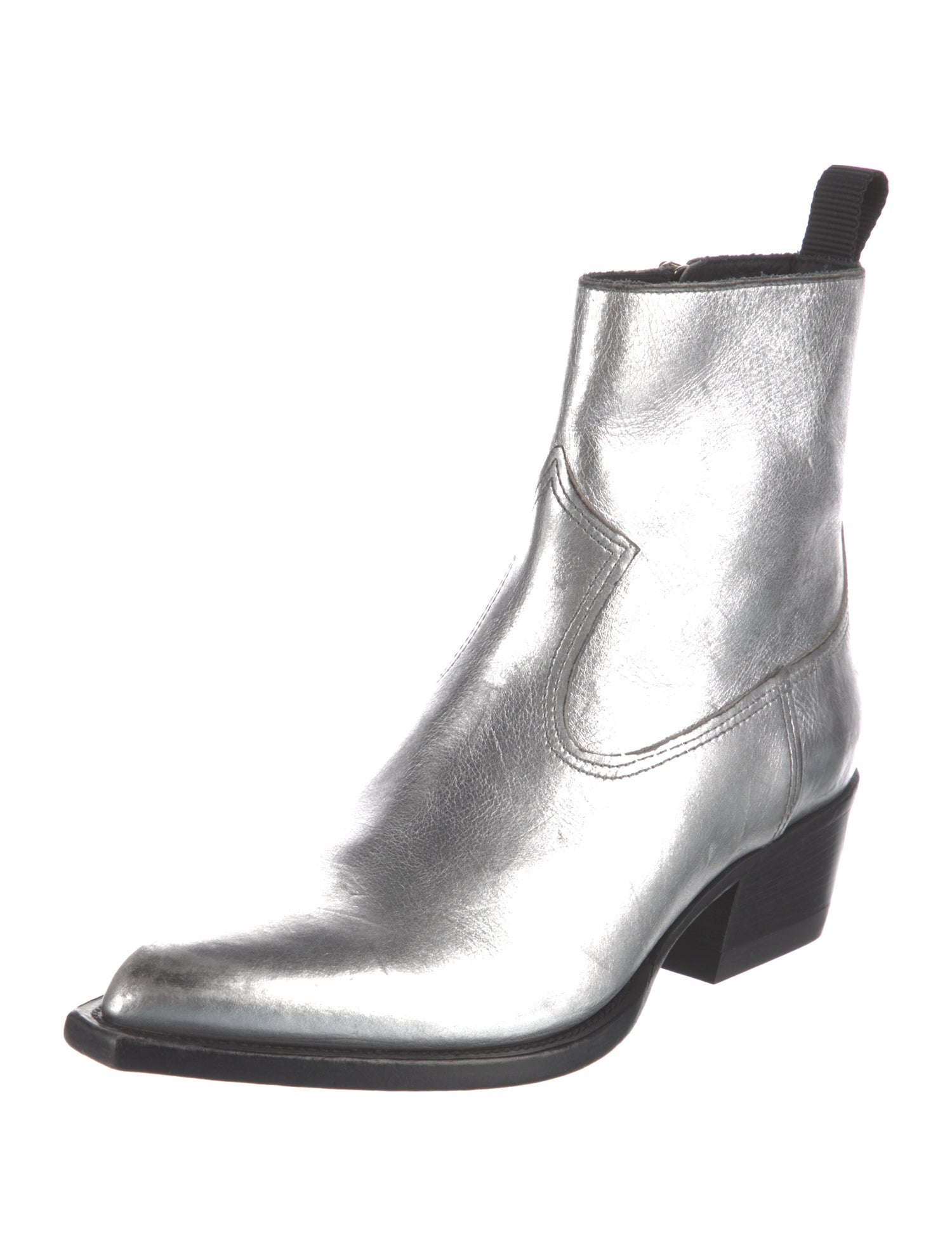 Golden Goose Leather Western Boots