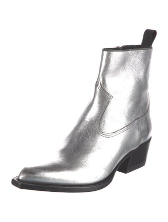 Golden Goose Leather Western Boots