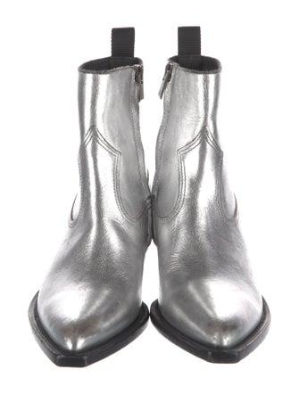 Golden Goose Leather Western Boots