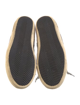 Golden Goose Suede Distressed Accents Sneakers