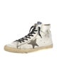 Golden Goose Leather Distressed Accents Sneakers