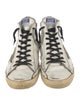Golden Goose Leather Distressed Accents Sneakers