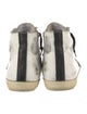 Golden Goose Leather Distressed Accents Sneakers