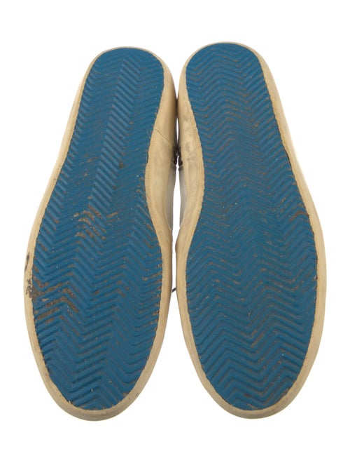 Golden Goose Leather Distressed Accents Sneakers