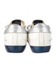 Golden Goose Leather Printed Sneakers