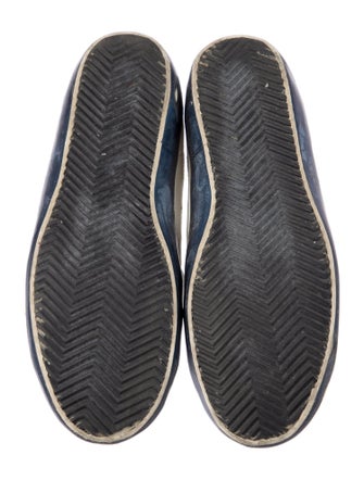 Golden Goose Leather Printed Sneakers