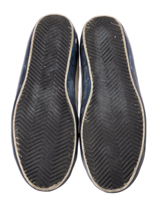 Golden Goose Leather Printed Sneakers