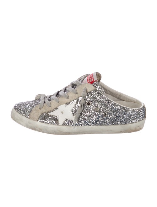 Golden Goose Glitter Distressed Accents Sneakers