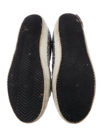 Golden Goose Glitter Distressed Accents Sneakers