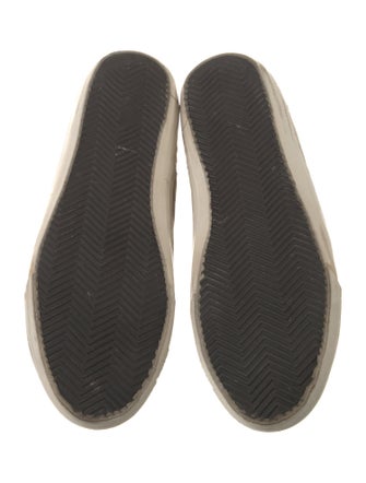 Golden Goose Suede Embroidered Accent Sneakers