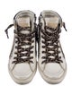 Golden Goose Glitter Colorblock Pattern Sneakers