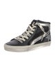 Golden Goose Leather Mesh Accents Sneakers