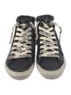 Golden Goose Leather Mesh Accents Sneakers