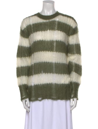 Golden Goose Striped Crew Neck Sweater