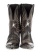 Golden Goose Leather Patterned Western Boots