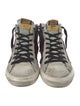 Golden Goose Leather Printed Sneakers