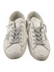 Golden Goose Leather Glitter Accents Sneakers