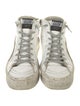 Golden Goose Leather Distressed Accents Sneakers