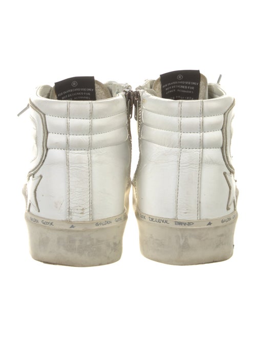 Golden Goose Leather Distressed Accents Sneakers