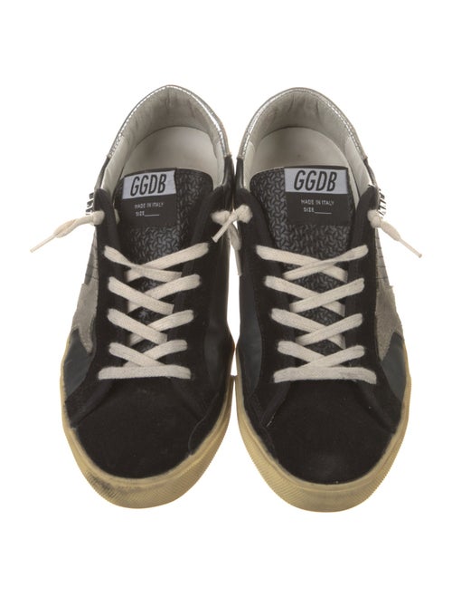 Golden Goose Leather Distressed Accents Sneakers