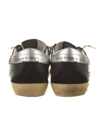 Golden Goose Leather Distressed Accents Sneakers