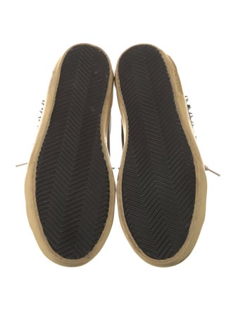 Golden Goose Leather Distressed Accents Sneakers