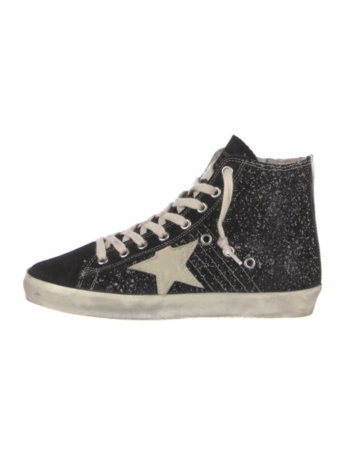Golden Goose Suede Printed Sneakers