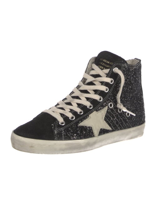 Golden Goose Suede Printed Sneakers