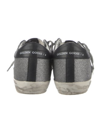 Golden Goose Glitter Printed Sneakers