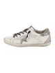 Golden Goose Leather Printed Sneakers