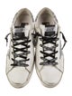 Golden Goose Leather Printed Sneakers
