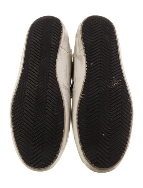 Golden Goose Leather Printed Sneakers