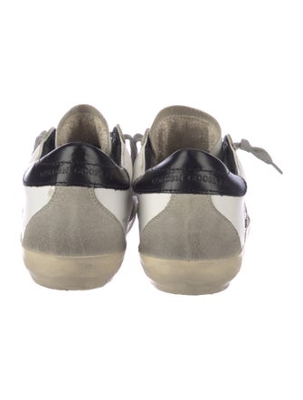Golden Goose Leather Distressed Accents Sneakers
