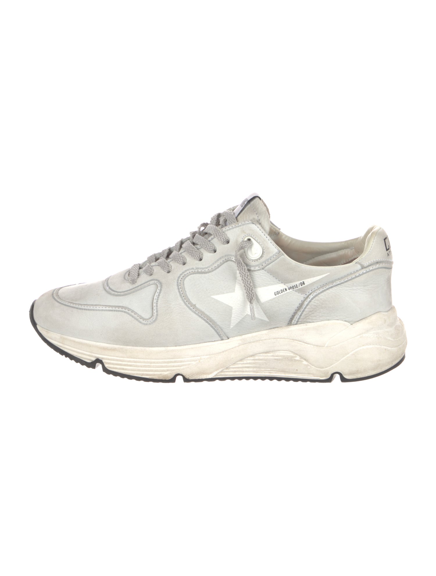 Golden Goose Leather Distressed Accents Sneakers