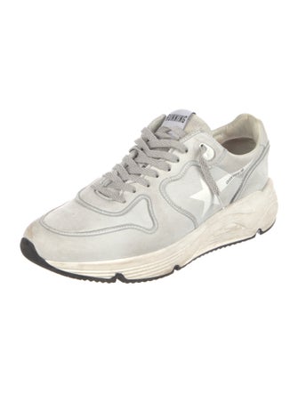 Golden Goose Leather Distressed Accents Sneakers