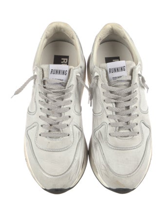 Golden Goose Leather Distressed Accents Sneakers