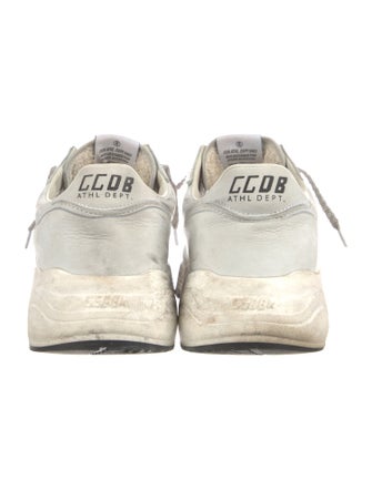 Golden Goose Leather Distressed Accents Sneakers