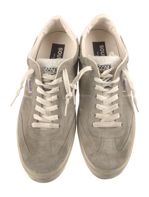 Golden Goose Suede Distressed Accents Sneakers