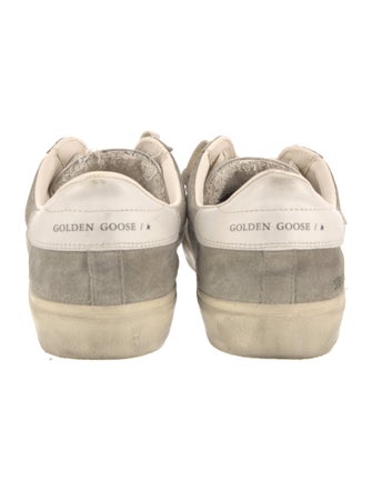 Golden Goose Suede Distressed Accents Sneakers