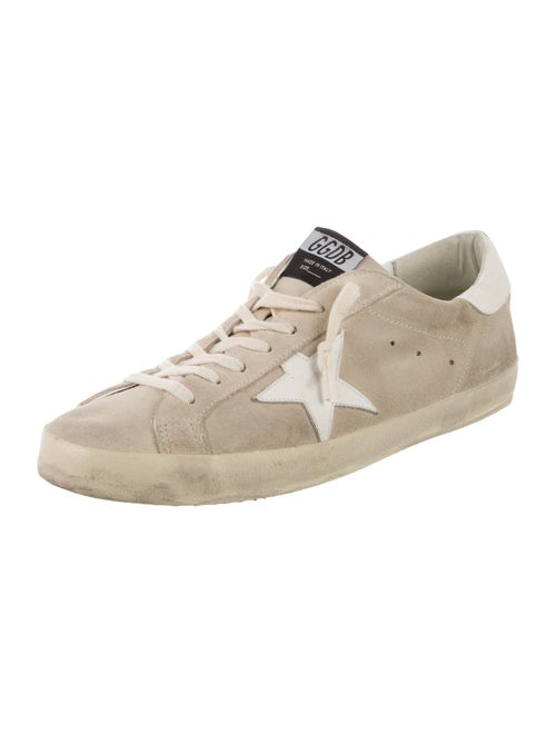 Golden Goose Suede Graphic Print Sneakers