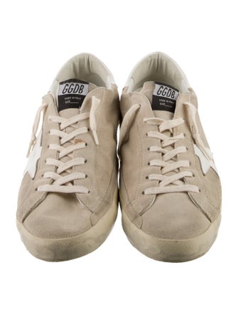 Golden Goose Suede Graphic Print Sneakers