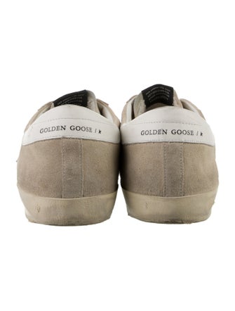 Golden Goose Suede Graphic Print Sneakers