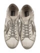Golden Goose Leather Printed Sneakers