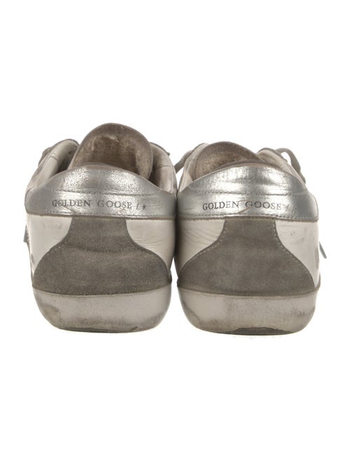 Golden Goose Leather Printed Sneakers