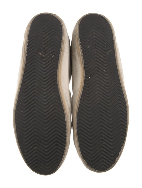 Golden Goose Leather Printed Sneakers