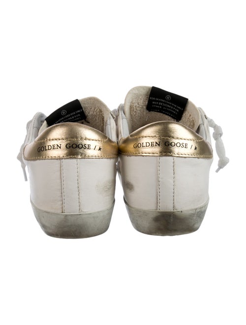 Golden Goose Leather Distressed Accents Sneakers