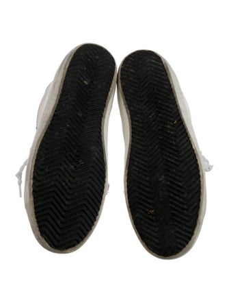 Golden Goose Leather Distressed Accents Sneakers