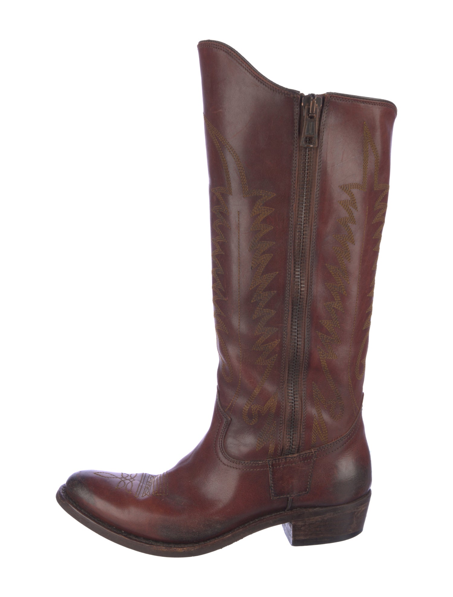 Golden Goose Vintage Leather Riding Boots